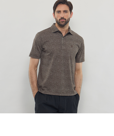 【LEON掲載】ブライトンプリントポロシャツ