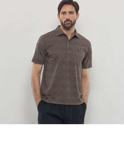 【LEON掲載】ブライトンプリントポロシャツ