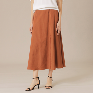シルキーサテンスカート