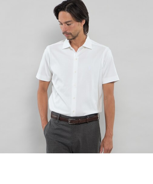 超冷感ワイドカラーカットシャツ