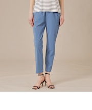 【婦人画報掲載】【Lesbury Easy Pants/レスベリー イージーパンツ】トリコットストレッチクロップトパンツ