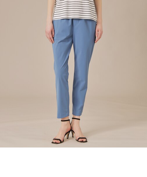 【婦人画報掲載】【Lesbury Easy Pants/レスベリー イージーパンツ】トリコットストレッチクロップトパンツ