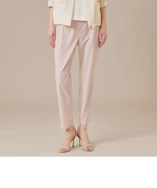 【婦人画報掲載】【Lesbury Easy Pants/レスベリー イージーパンツ】トリコットストレッチクロップトパンツ