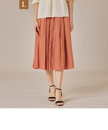 【L】ポリエステルタンブラースカート