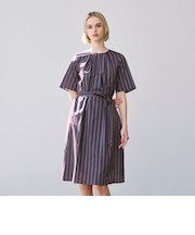 コットンキュプラストレッチワンピース