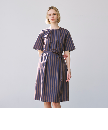 コットンキュプラストレッチワンピース