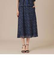 ボタニカルレーススカート