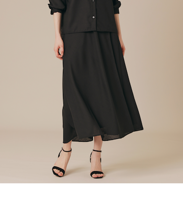 ウォッシャブルウールビエラスカート