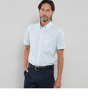 【FLEX JERSEY】ジオメトリックジャージー半袖シャツ