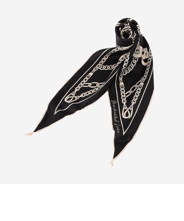 【Diamond Shape Scarf/ダイヤモンドシェイプスカーフ】ハーネスモチーフダイヤモンドシェイプスカーフ