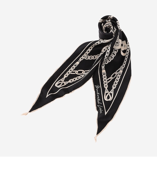 【Diamond Shape Scarf/ダイヤモンドシェイプスカーフ】ハーネスモチーフダイヤモンドシェイプスカーフ