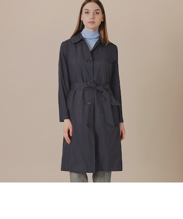 【BANTON/バントン】パウダータフタステンカラーコート