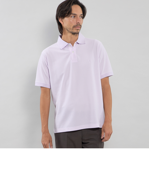 和紙混メッシュポロシャツ