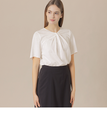 シルケットリネンプルオーバー