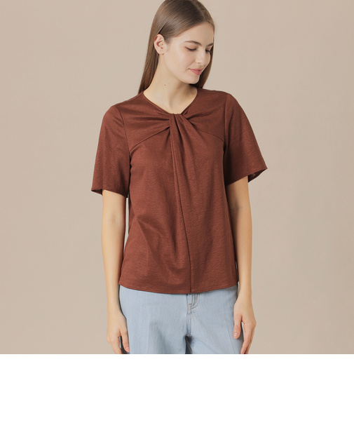 シルケットリネンプルオーバー