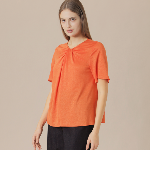 シルケットリネンプルオーバー