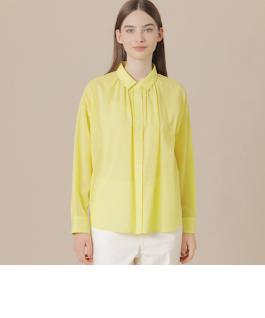 【WEB・一部店舗限定】コットンボイルブラウス