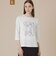 【L】【BIBURY FLOWER】シルエットバイブリープリントＴシャツ