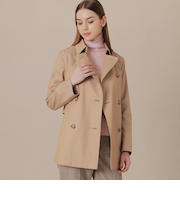 【GABARDINE 19】【LOGIE/ロージー】ショートトレンチコート