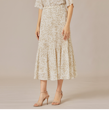 【WEB・一部店舗限定】シルエットフラワースカート