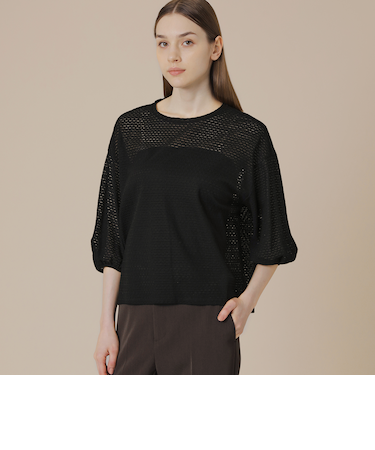 アーガイルジャージプルオーバー