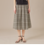 ウォッシャブルシアーウールスカート