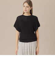 ドライレーヨンニットプルオーバー