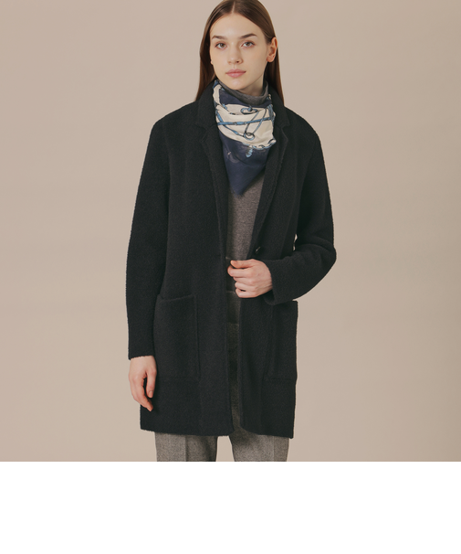 ダブルフェイスニットジャケット