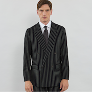 【ANGELICO/アンジェリコ】ピンストライプ ダブルブレステッド4Bジャケット