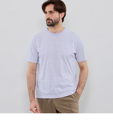マイクロリンクスボーダー半袖Tシャツ