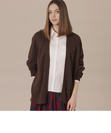 バルキーニットカーディガン