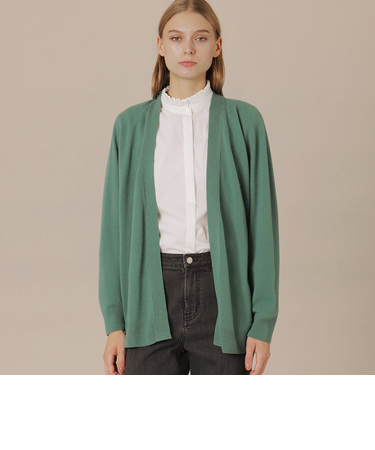 バルキーニットカーディガン