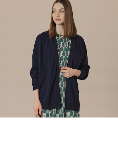 バルキーニットカーディガン