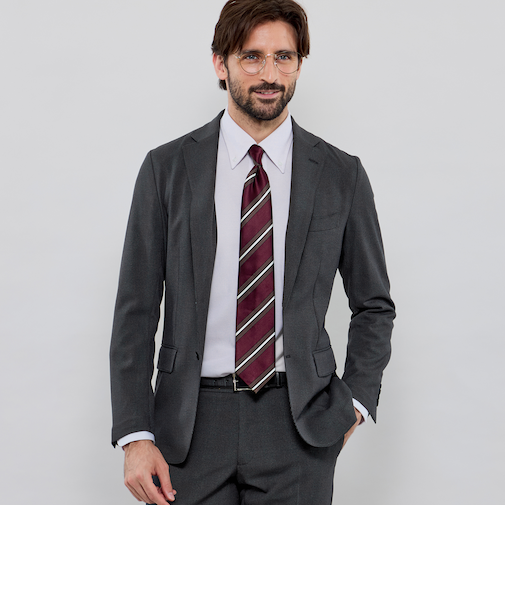 【WEB・一部店舗限定】【BREASY JACKET】ウールライクポリエステル セットアップジャケット