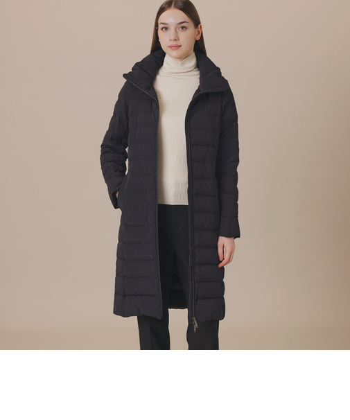 ストレッチナイロンダウンコート