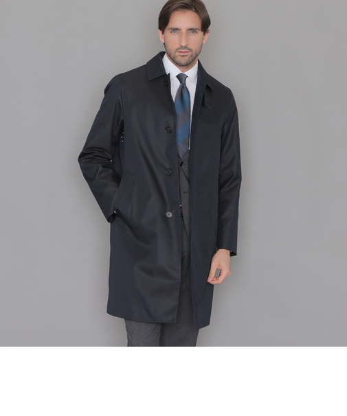 【WEB・一部店舗限定】【DUNFORD】スビンコットンポリエステルギャバジンステンカラーコート