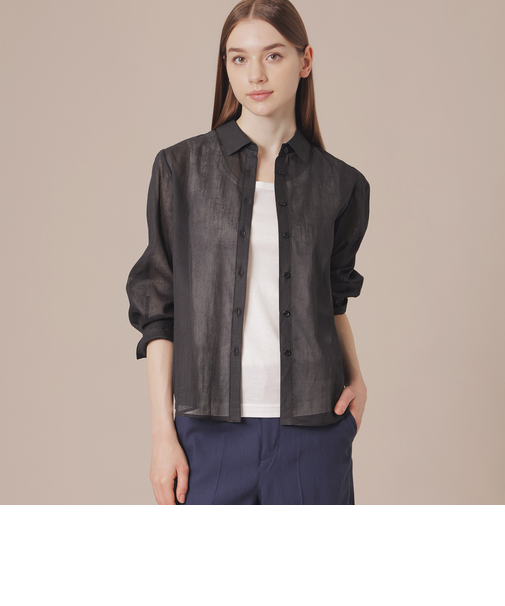 【WEB・一部店舗限定】ピケボイルブラウス