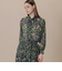 ボタニカルウォールプリントブラウス