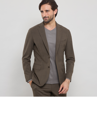 【BREASY JACKET】2WAYストレッチ千鳥セットアップジャケット