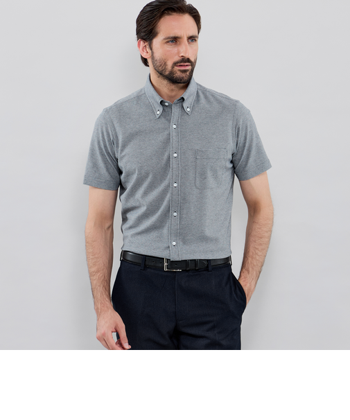 【FLEX JERSEY】ハニカムメッシュジャージー半袖シャツ