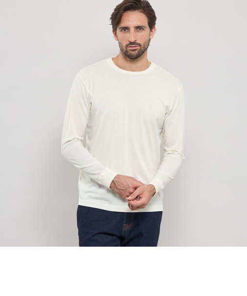 【WEB・一部店舗限定】ウールプラックスプレーティングロングスリーブTシャツ