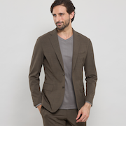 【BREASY JACKET】2WAYストレッチ千鳥セットアップジャケット