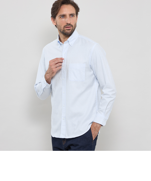 【WEB・一部店舗限定】アンドリュージャカードオックスボタンダウンシャツ