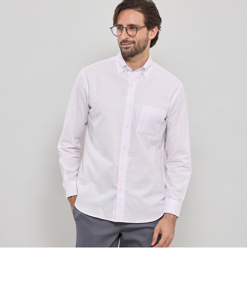 【WEB・一部店舗限定】アンドリュージャカードオックスボタンダウンシャツ