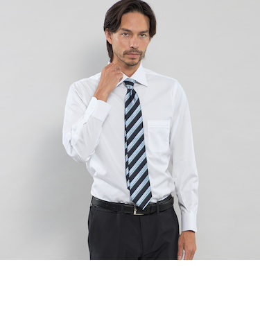 【WEB・一部店舗限定】ブロードセミワイドドレスシャツ