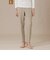【L】ストレッチダブルクロステーパードパンツ