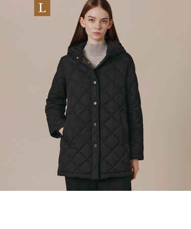 【WEB・一部店舗限定】【L】【CHRYSTON/クリストン】ライトタフタダウンコート