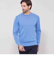 【WEB・一部店舗限定】ハイゲージコットンクルーネックニット