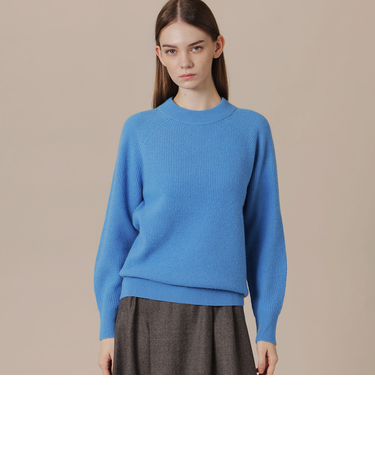 【WEB・一部店舗限定】ウールカシミヤクルーネックプルオーバー