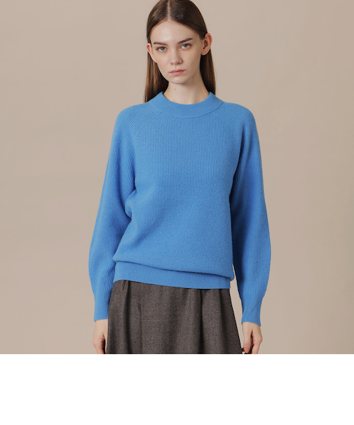 【WEB・一部店舗限定】ウールカシミヤクルーネックプルオーバー